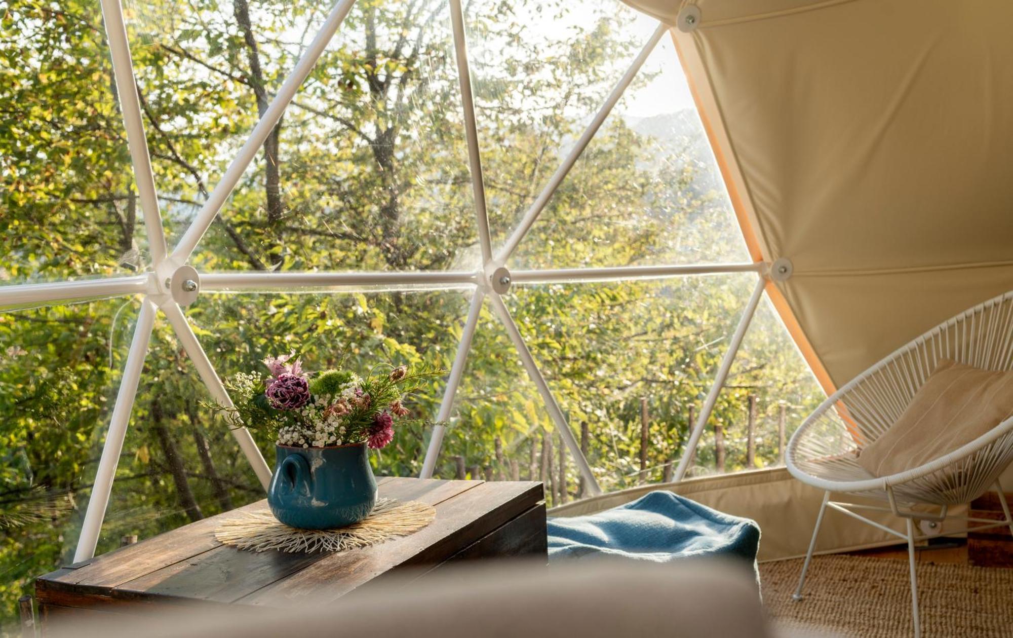 Gaia's Spheres Luxe tent Gorzegno